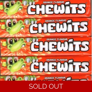 Chewits Orange Flavour Chews Stick Pack Sweets